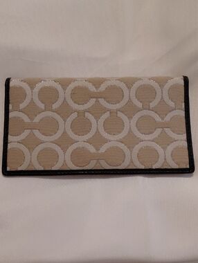 Coach Madison Op Art Checkbook Cover